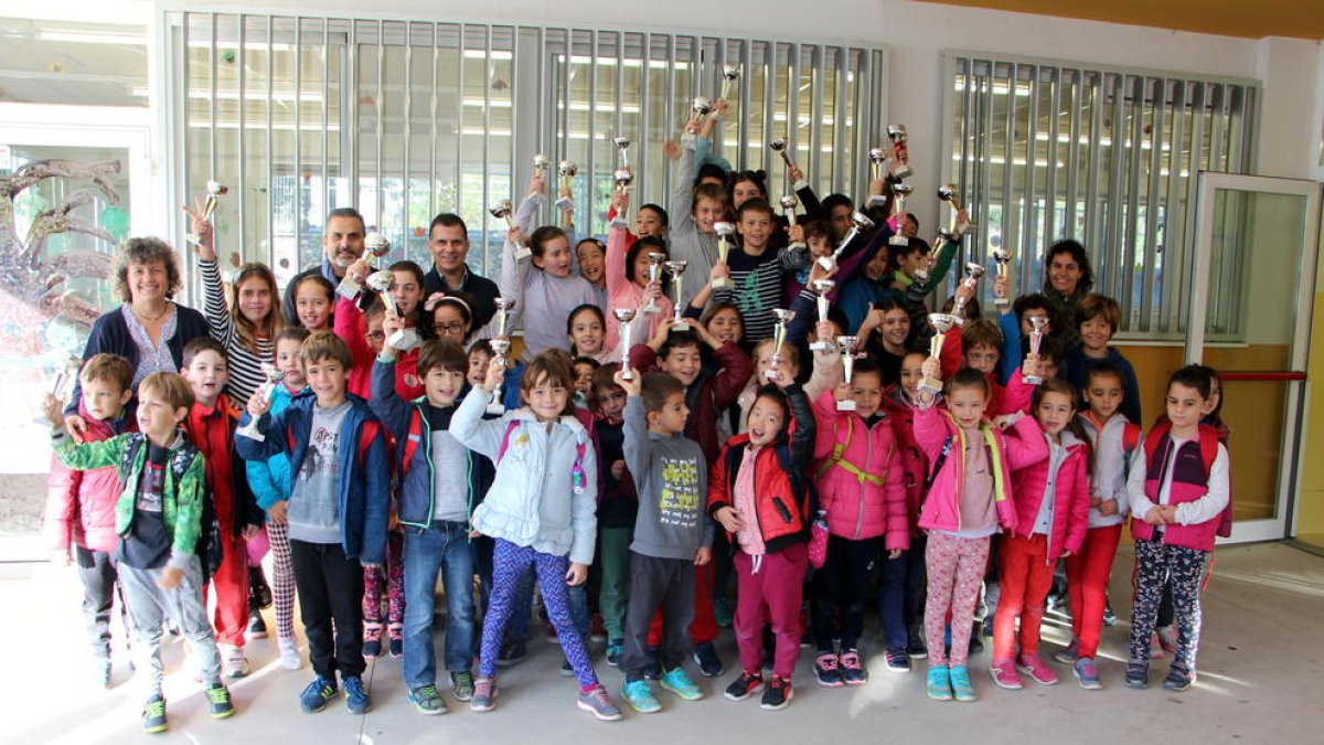 Lliurament dels premis del Cros Escolar del Roquissar d'Altafulla