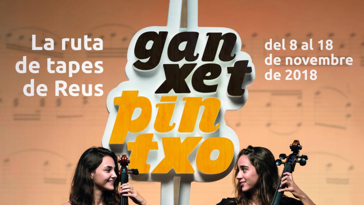 Les violoncel·listes Mariona de Dalmau i Anna Muñoz, al cartell de la Ganxet Pintxo de tardor