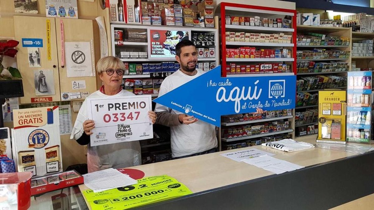 El 'Gordo' de Loteria de Nadal toca per primera vegada a Tarragona