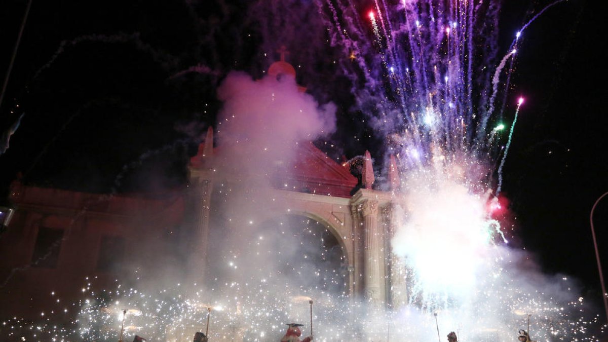 El fuego cierra las fiestas de Misericordia