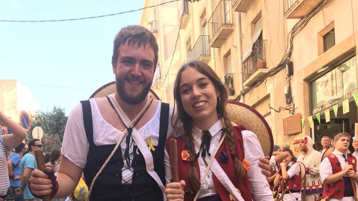 Chico pastora y chica pastor en Santa Tecla