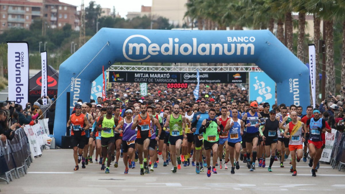 José Manuel Veito i Mireia Sosa són els més ràpids de la 27a Mitja Marató