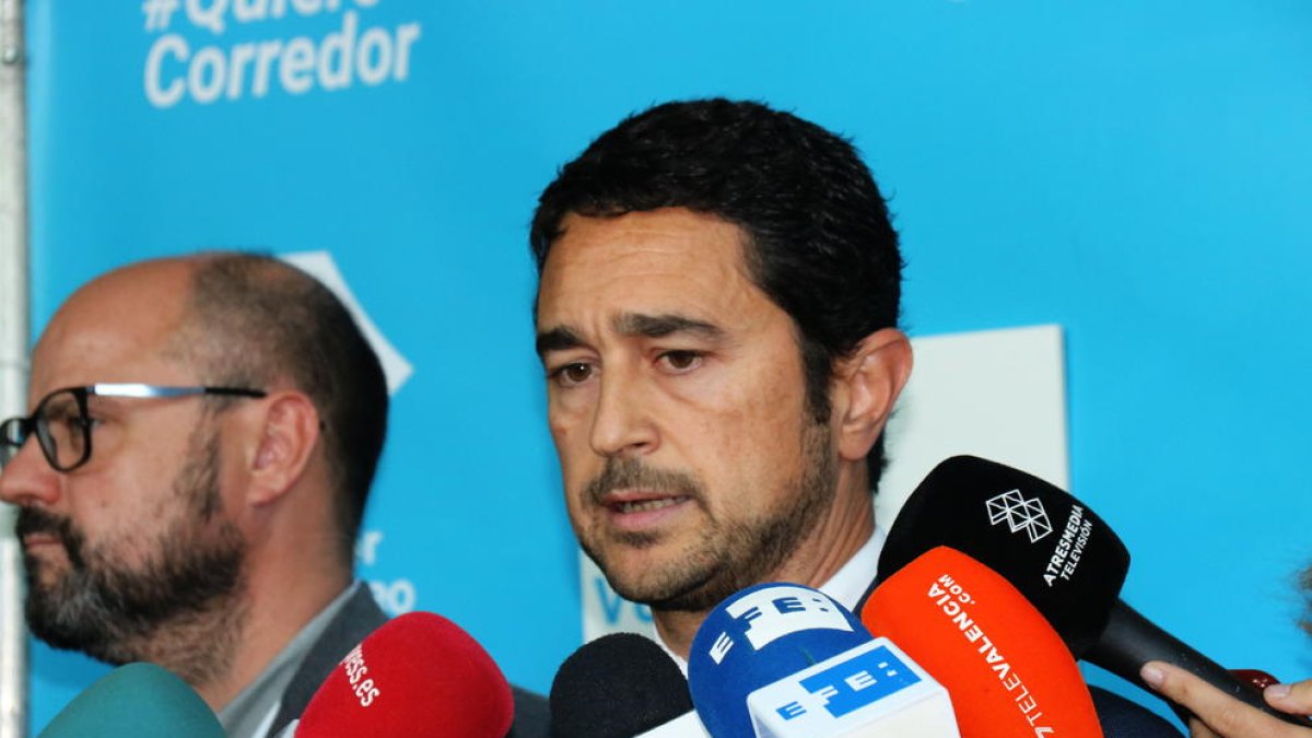 Conseller de Territori i Sostenibilitat, Damià Calvet, corredor mediterrani