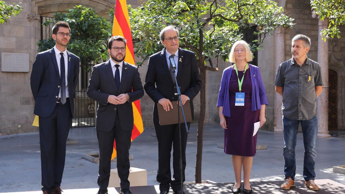 Torra apela a un nuevo 1-O: «Nos necesitamos todos para volver y consolidar la victoria»