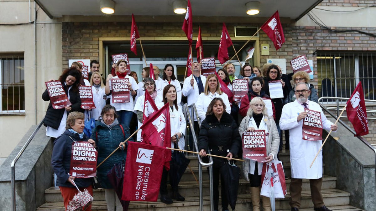 Segon dia de vaga de metges d'atenció primària després de no arribar a un acord