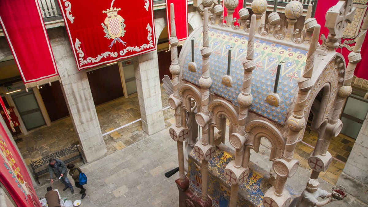 El mausoleu del Rei Jaume I recuperarà el color original