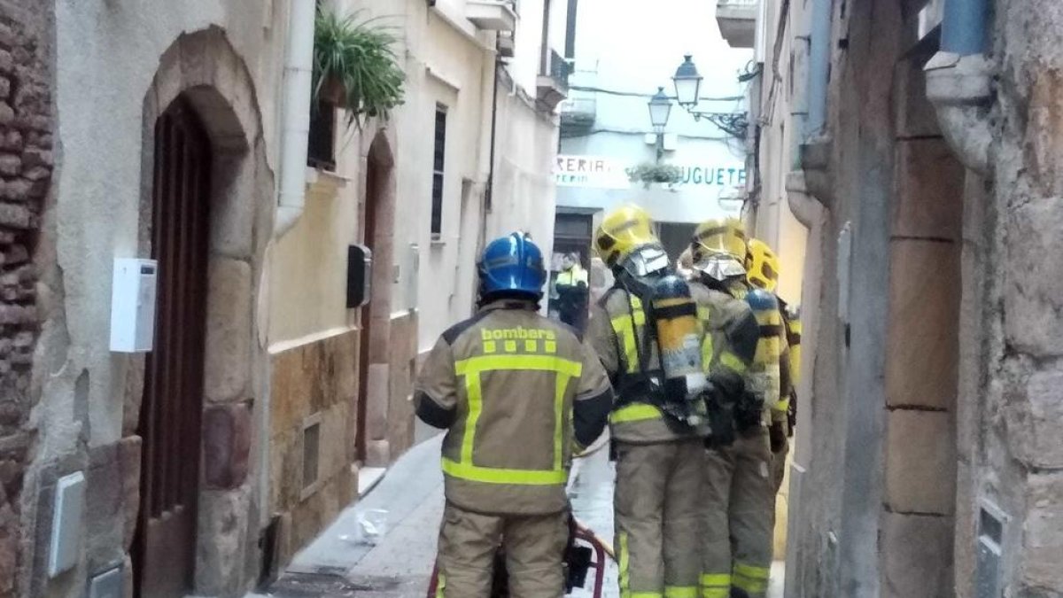 Bombers d'Alcover, incendi casa