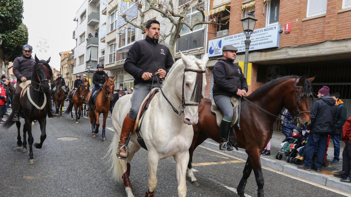 Cambrils celebra els tradicionals Tres Tombs de Sant Antoni