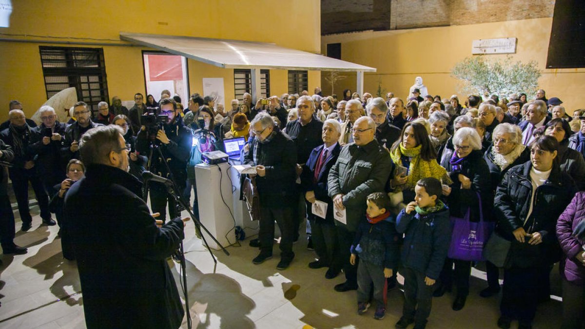 L'Arquebisbat inaugura el jardí bíblic en un antic pati d'una escola
