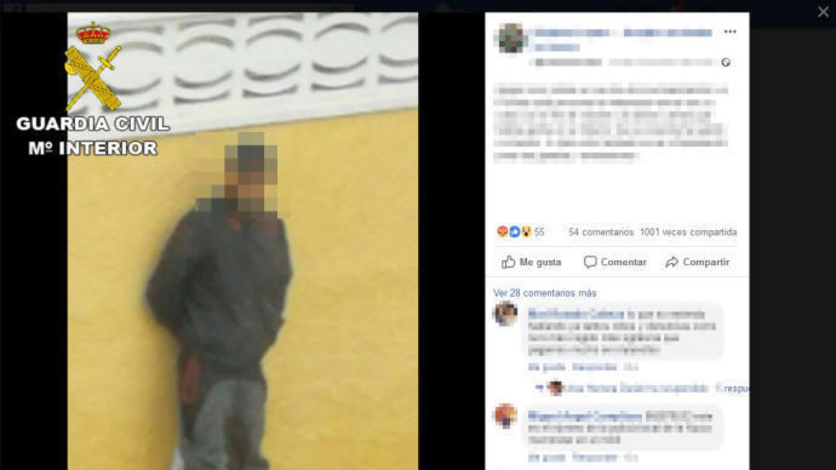 Una foto a Facebook permet la detenció de l'autor de 50 robatoris a Benidorm