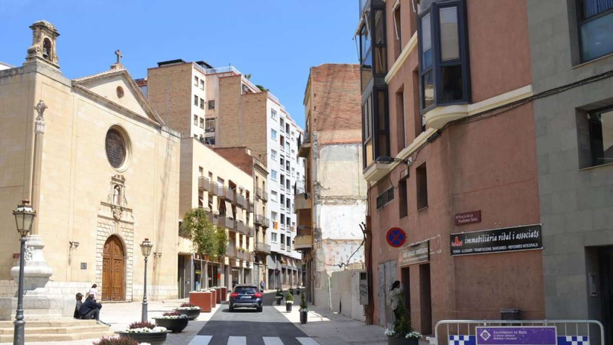 La plaça de la Sang s'obre al trànsit de manera provisional