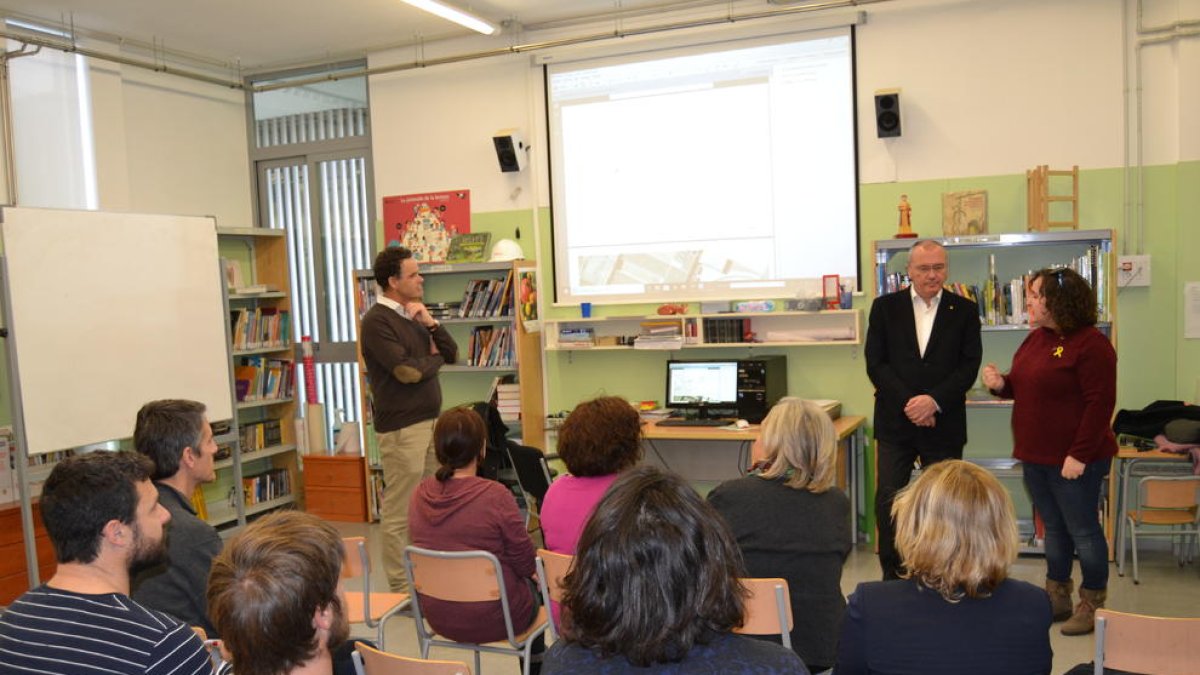 Pellicer i Flores a l'Escola La Vitxeta de Reus