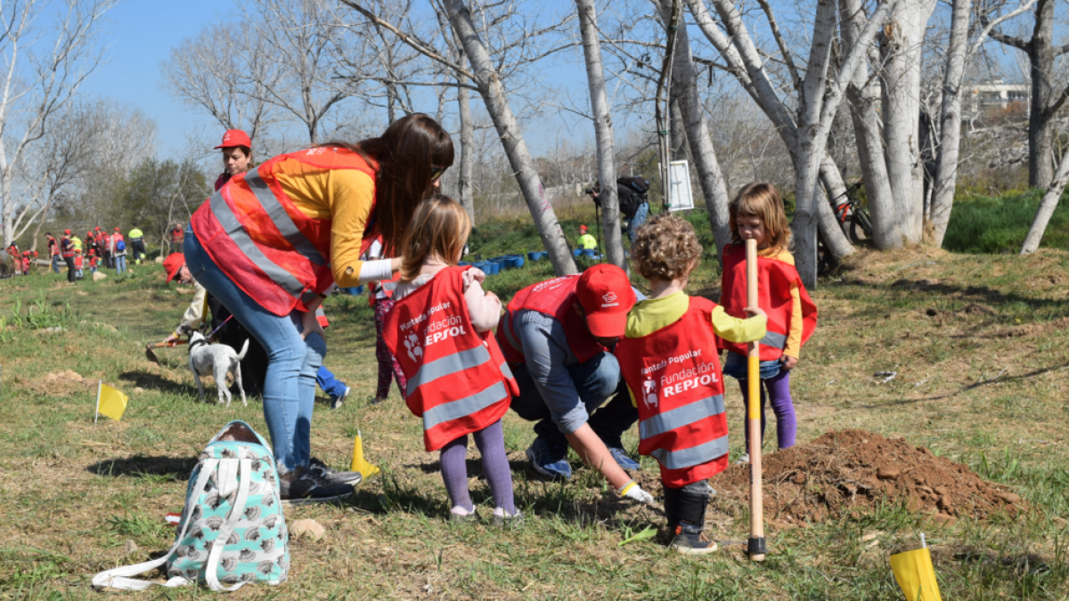 Más de 700 personas participan en la Plantación Popular del río Francolí
