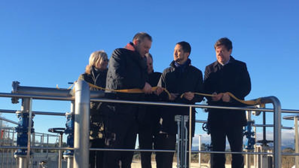 agua, depuradora, consejero|conseller Damià Calvet, Borges del Camp