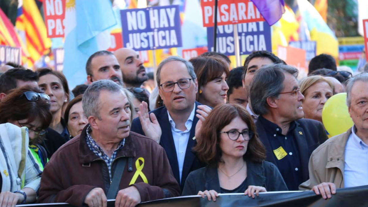 Tuesta parafrasea Joan Maragall: «Escucha|Scout, España, este clamor de libertad»