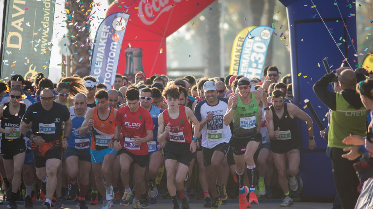 Jordi Garcia i Katherine Chaplin, vencedors de la 15a Mitja Marató de Salou