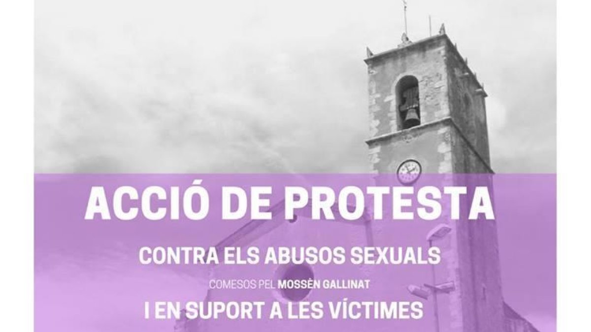 Convocat un acte de protesta a Sant Jaume contra els presumptes abusos de mossèn Gallinat