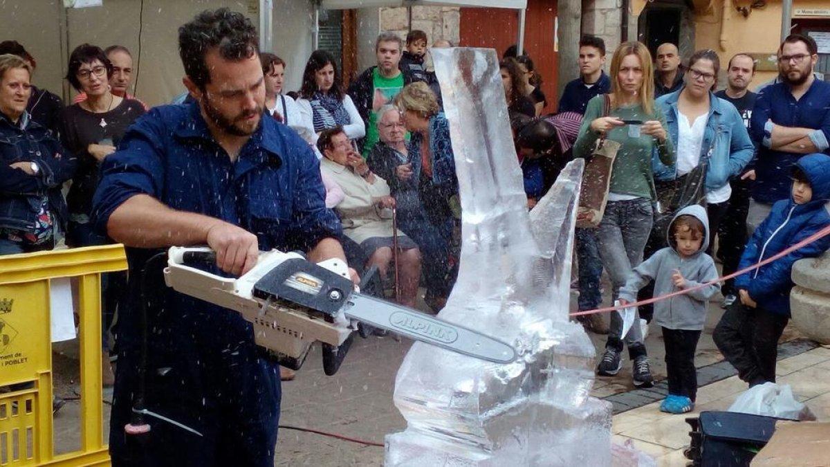 L'escultor de gel Ivan López tornarà a ser present al Vitrum.