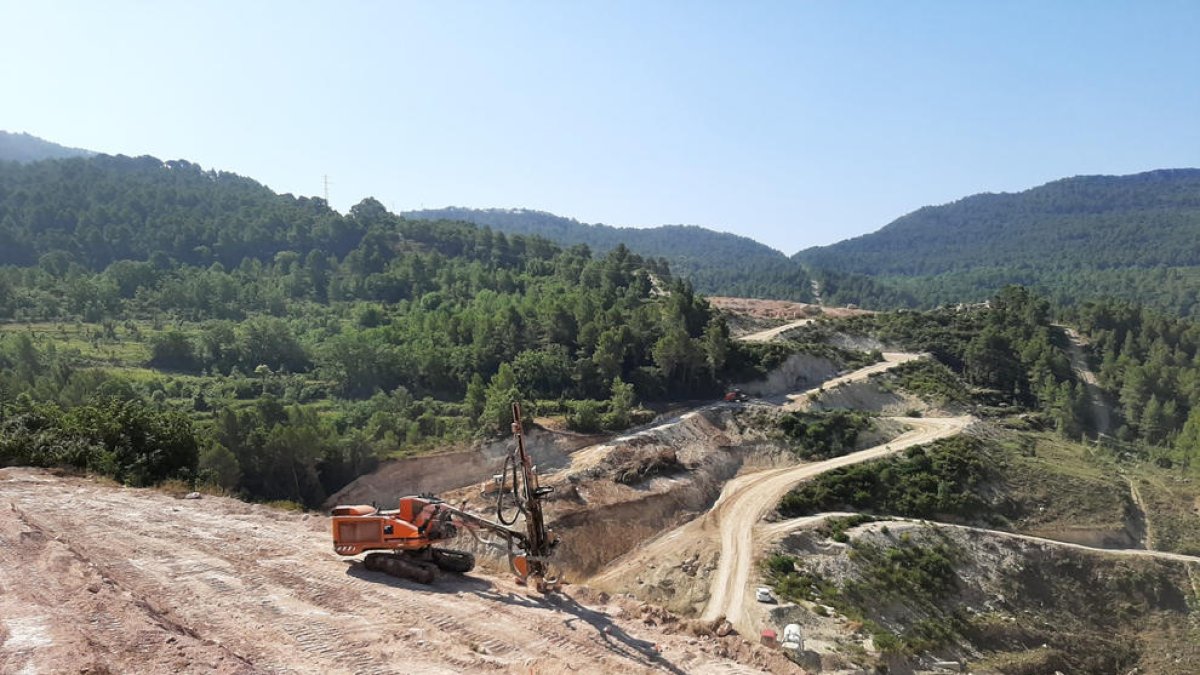 Lilla, A-27, ministeri de Foment, Montblanc, túnel del Coll de Lilla