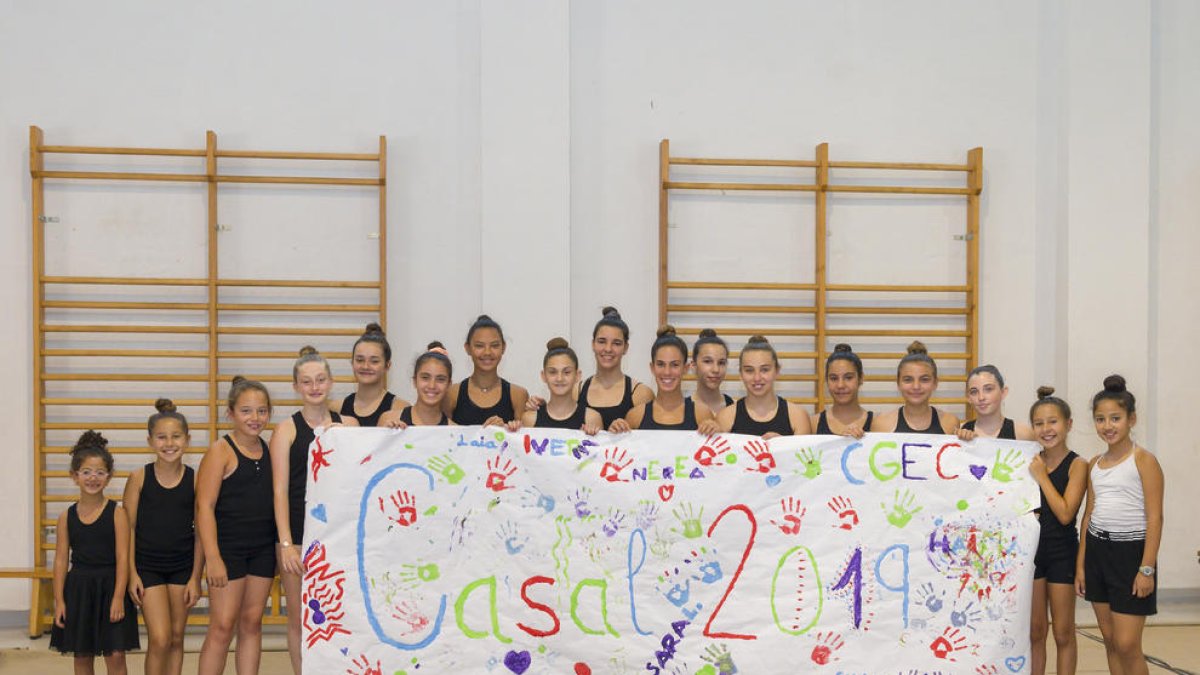 El Club Gimnàstica Estètica Constantí es prepara amb el Casal d'Estiu