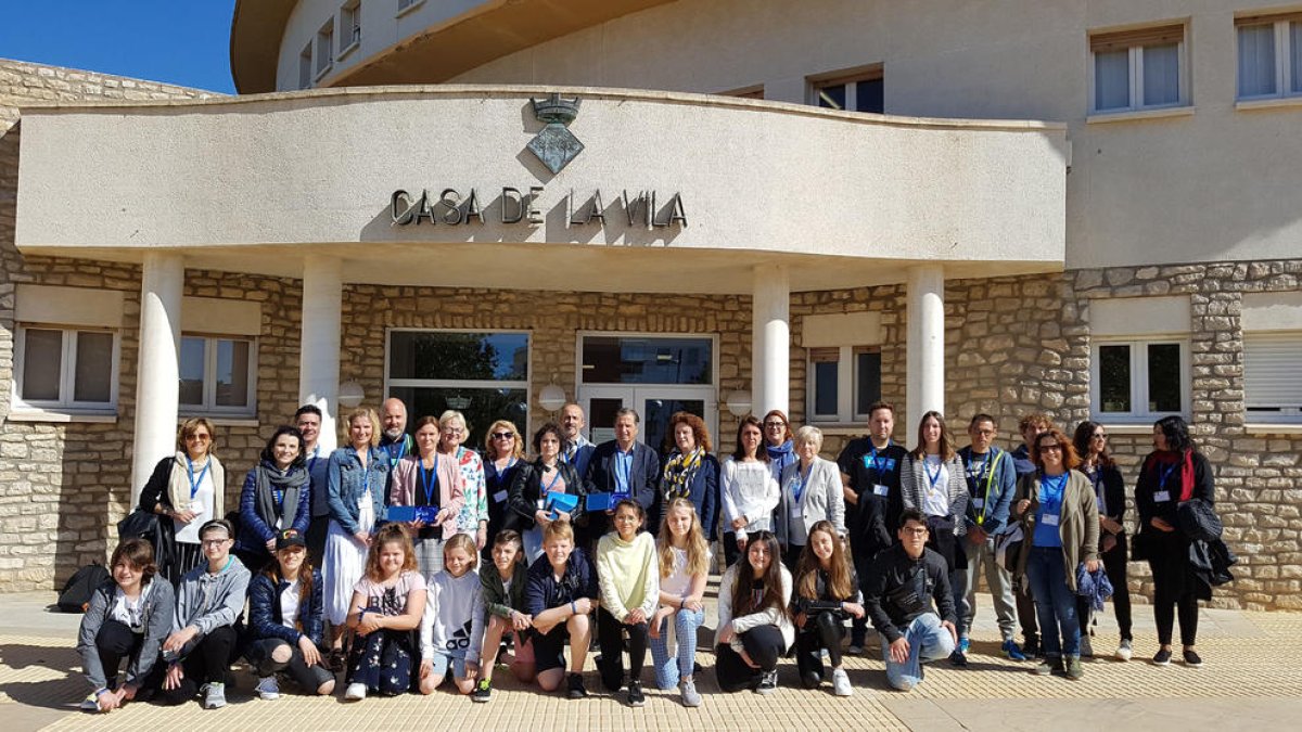 L'Ajuntament de Vandellòs i l'Hospitalet de l'Infant rep alumnes del programa Erasmus+