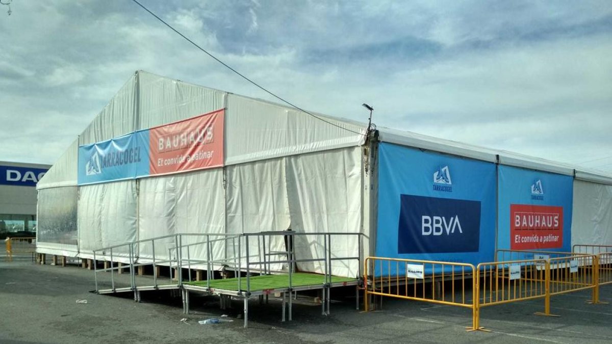 pista gel, gavarres, tarragona,