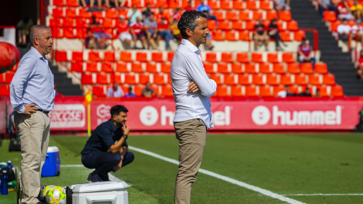 Bartolo: «Creo que el Nàstic ha sido merecedor de la victoria con claridad»