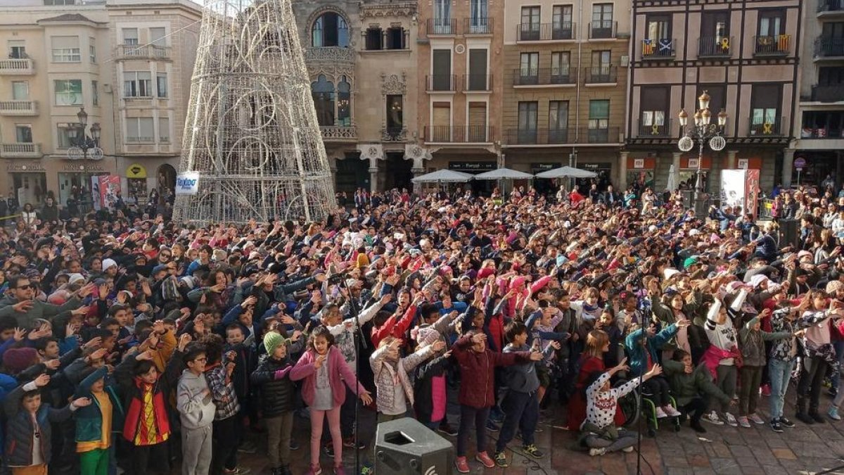 Gran Nadala Reus, nadal, plaça mercadal, escoles, nens