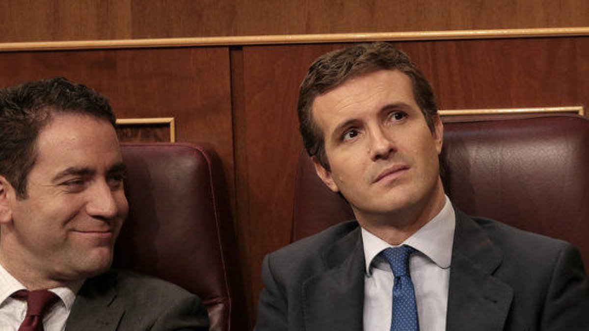 Casado acusa Sánchez «d'amagar la greu realitat que té Espanya amb l'independentisme» i tenir «aliances contra l'Estat»