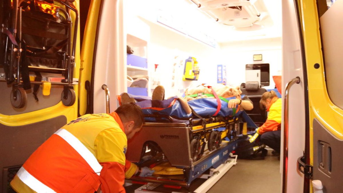 carga policial, Carme Forcadell, Mossos D'Esquadra, prisión Mas d'Enric, Catllar, traslado, herido, porra