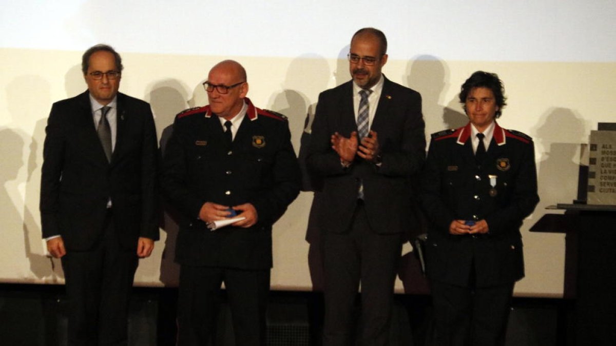 Torra diu que els Mossos han de ser «garantia de drets i llibertats» i «deixar enrere les maneres del passat»