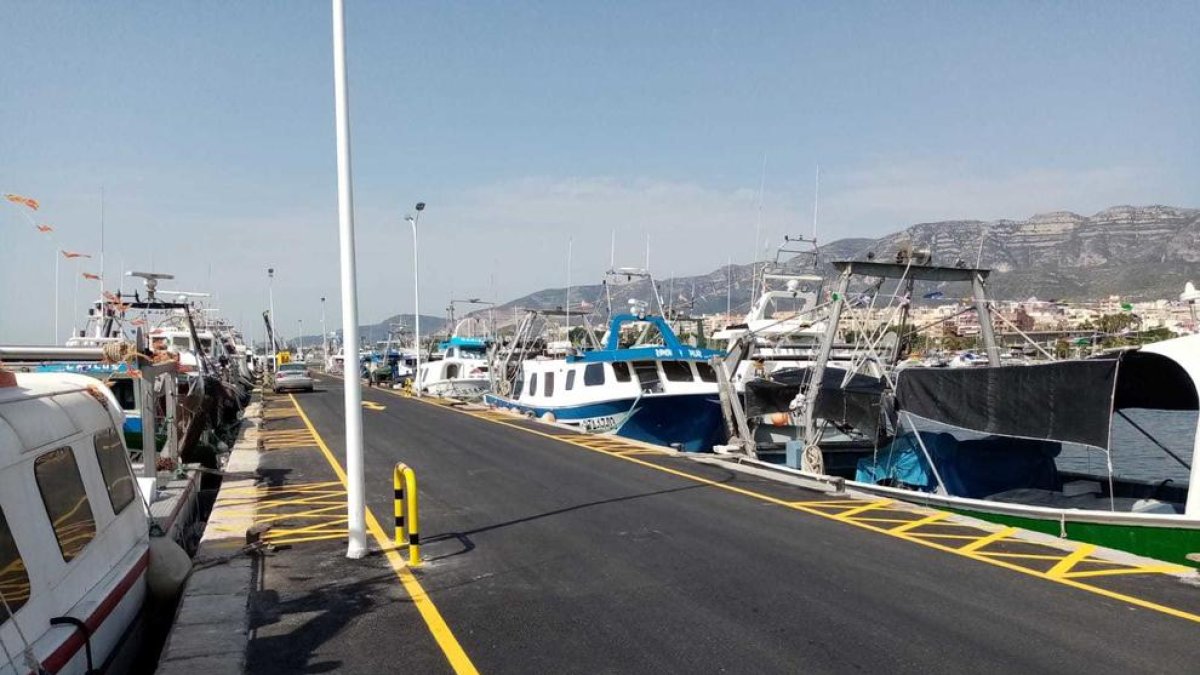 Ports acaba les obres del moll pesquer de la Ràpita