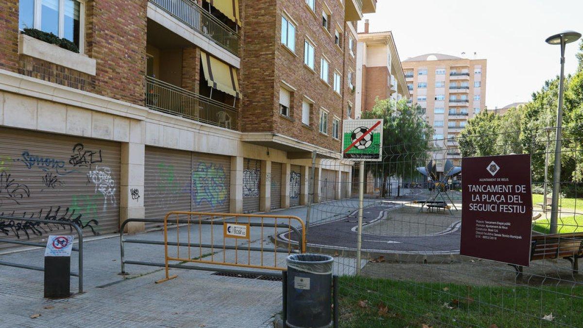 Empiezan las obras por el cierre del parque del Seguici Festiu de Reus