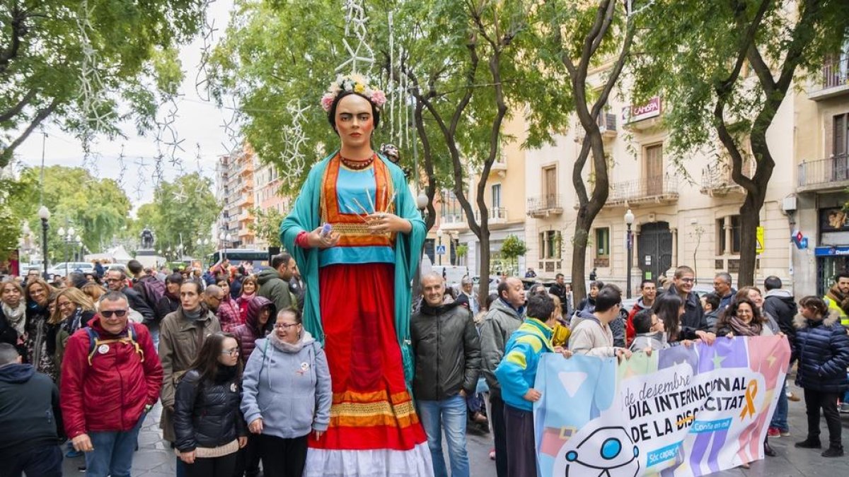 Las personas con discapacidad reivindican sus derechos a Tarragona
