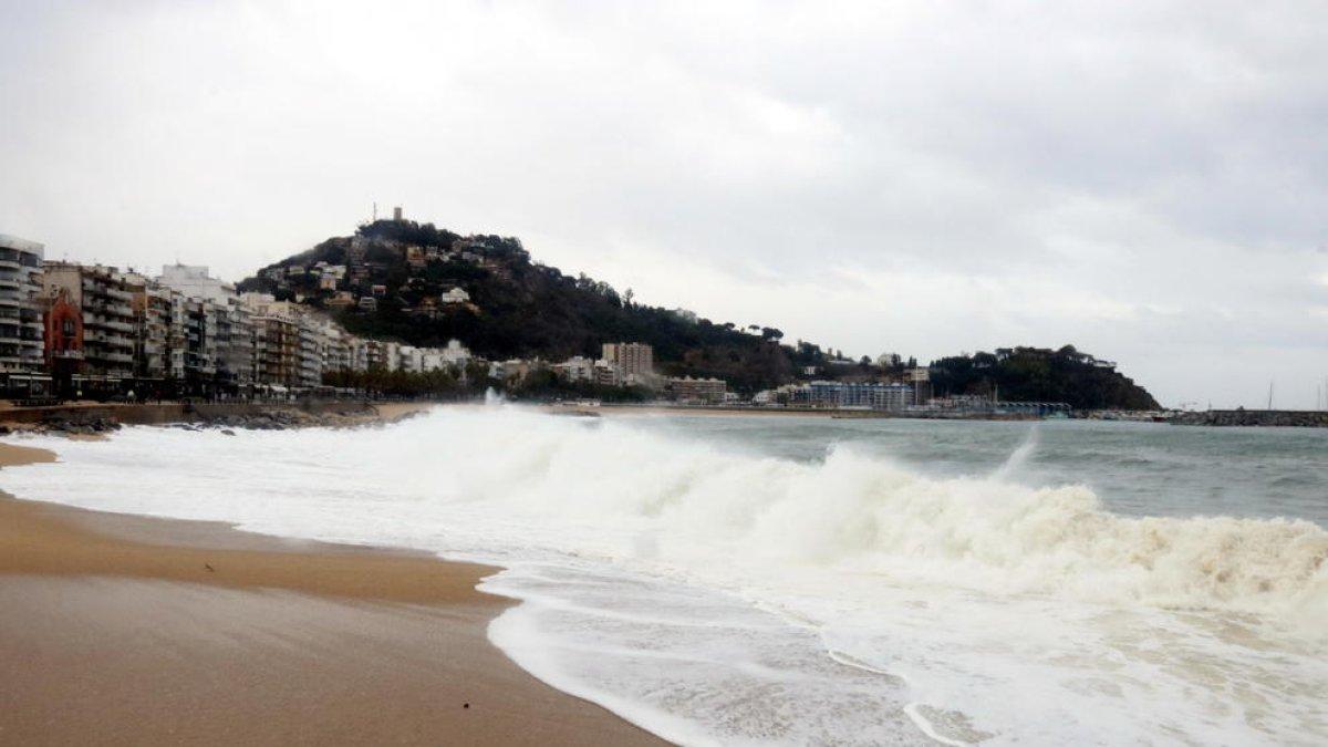 llevantada, blanes, temporal
