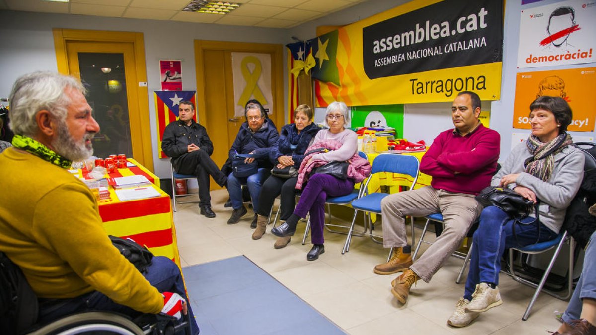 La protesta de l'activista Jordi Puig pel judici del procés arriba a la ciutat