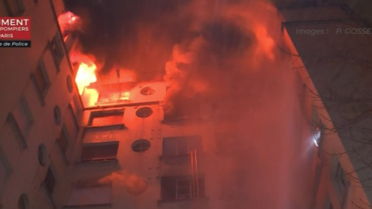 Al menos siete muertos y una treintena de heridos en un incendio en París