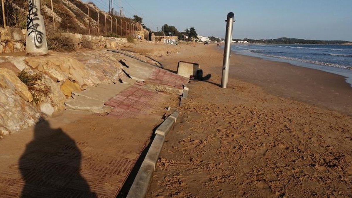 Platja Llarga, vorera, malmesa