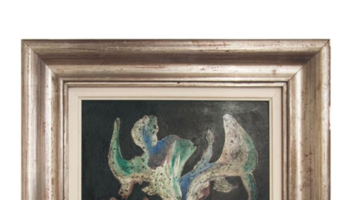 Un cuadro de Antoni Saura, protagonista de la pieza del mes de abril