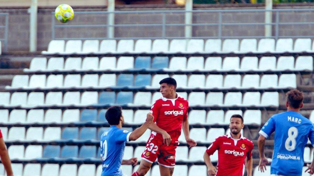 Óscar Sanz, primer 'millenial' a debutar con el primer equipo del Nàstic