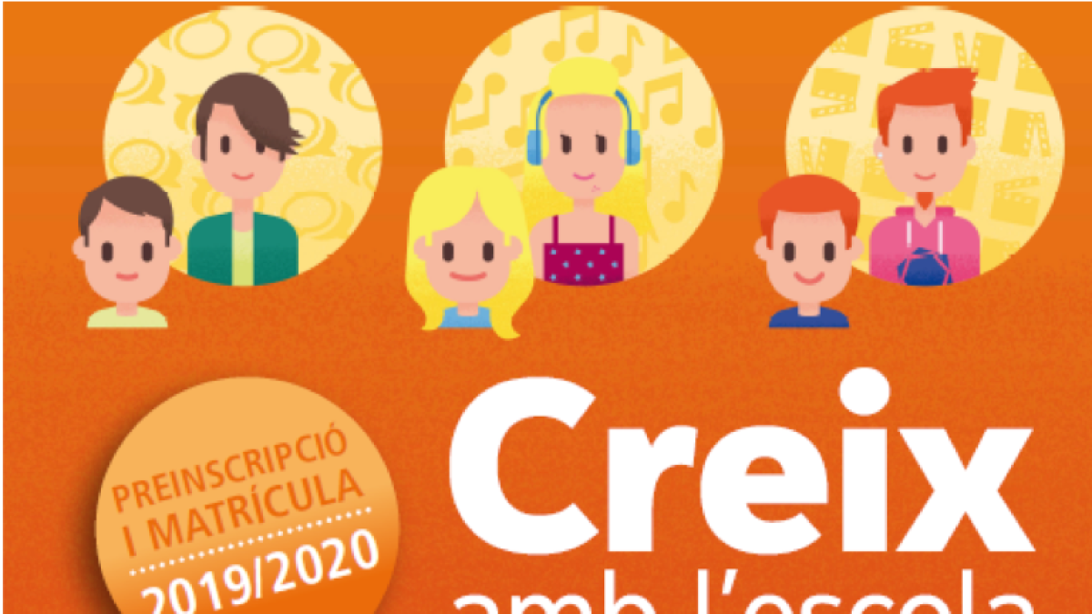 Divendres comença el període de preinscripció escolar per al proper curs