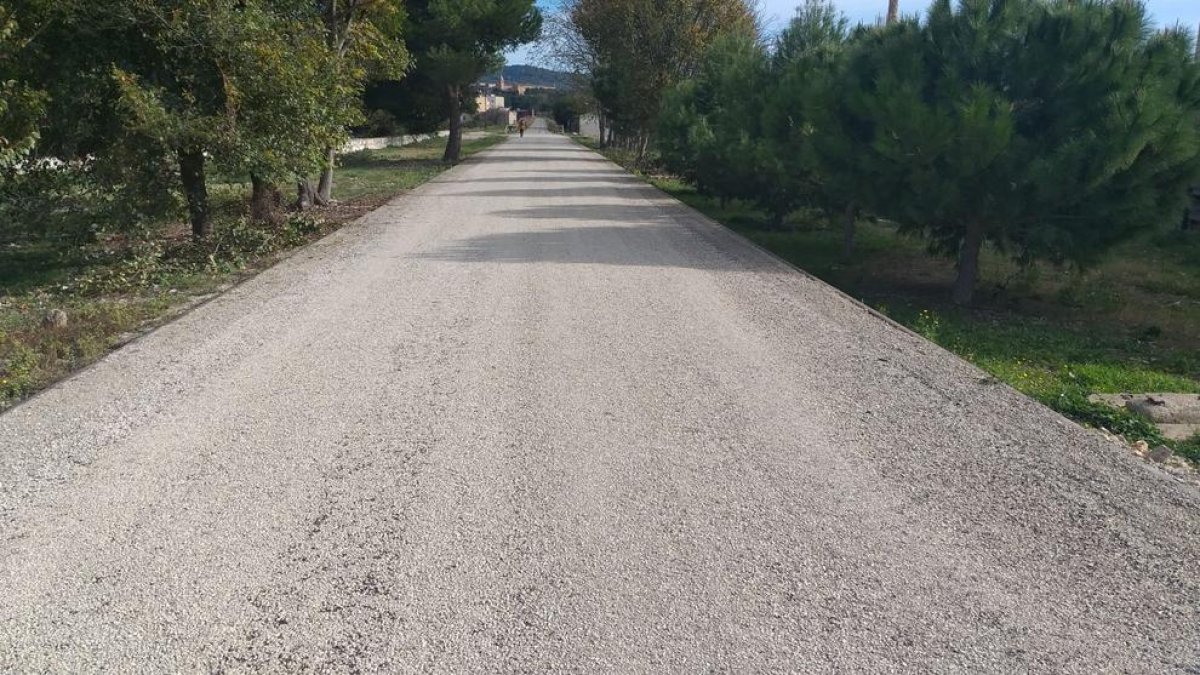 Finalizan los trabajos de mejora del firme de la Vía Verde entre Xerta y Tortosa