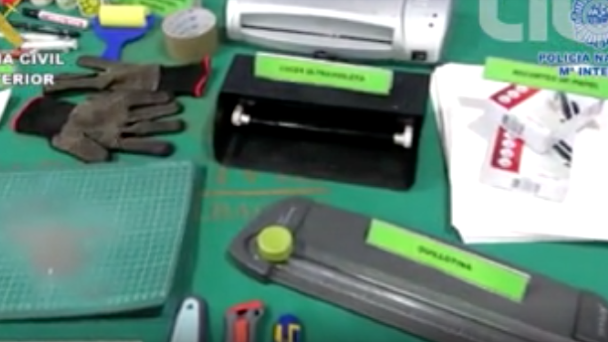 Detenen 33 persones d'una xarxa que robava, falsificava i cobrava pagarés i xecs arreu de l'Estat