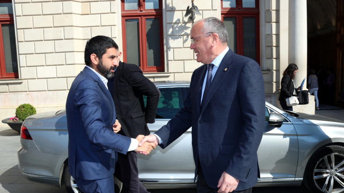 consejero|conseller de Trabajo, Asuntos Sociales y Familias, Reus, Ayuntamiento, centro alzhéimer, residencia de abuelos, visita, Chakir El Homrani Lesfar