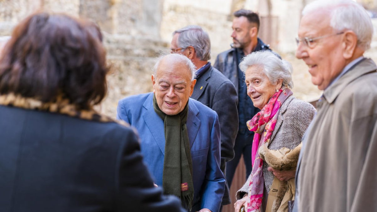 Jordi Pujol i Marta Ferrusola assisteixen a un dinar a la Part Alta de Tarragona