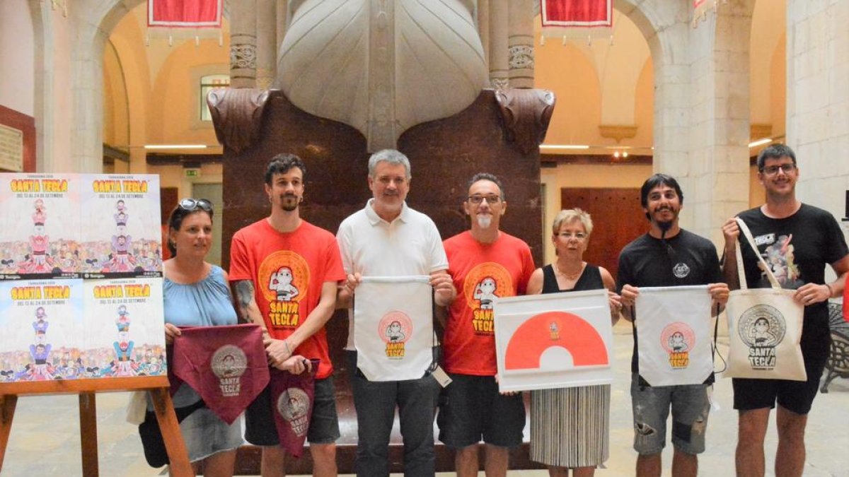 Les colles castelleres són les protagonistes del cartell de Santa Tecla 2019
