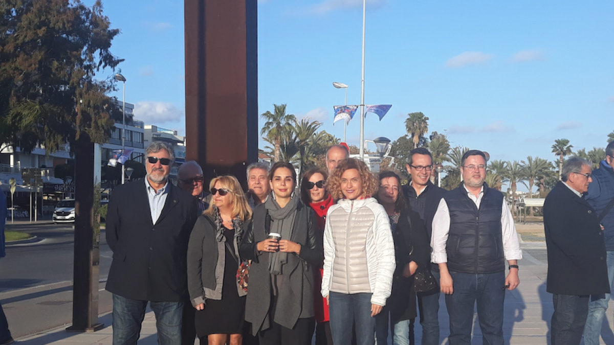 Meritxell Batet visita Cambrils acompanyada de l'alcaldable del PSC Ana López