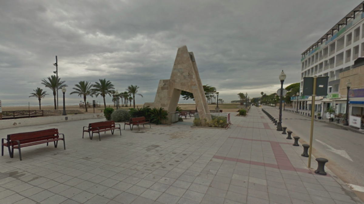 Imagen de archivo del Passeig Marítim de Coma-ruga.