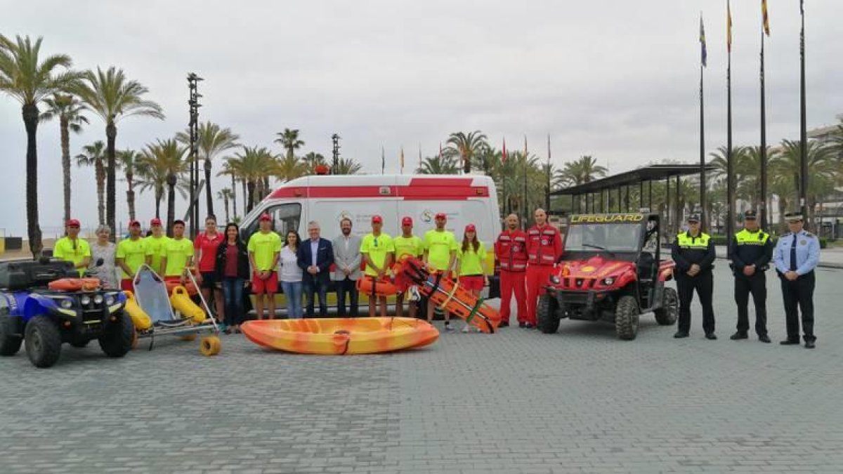Es desplega el servei de socorrisme a les platges de Salou