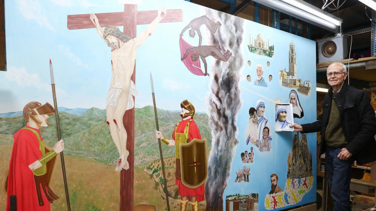 «M'agradaria que el meu quadre es pogués penjar a l'escola Mare Molas»